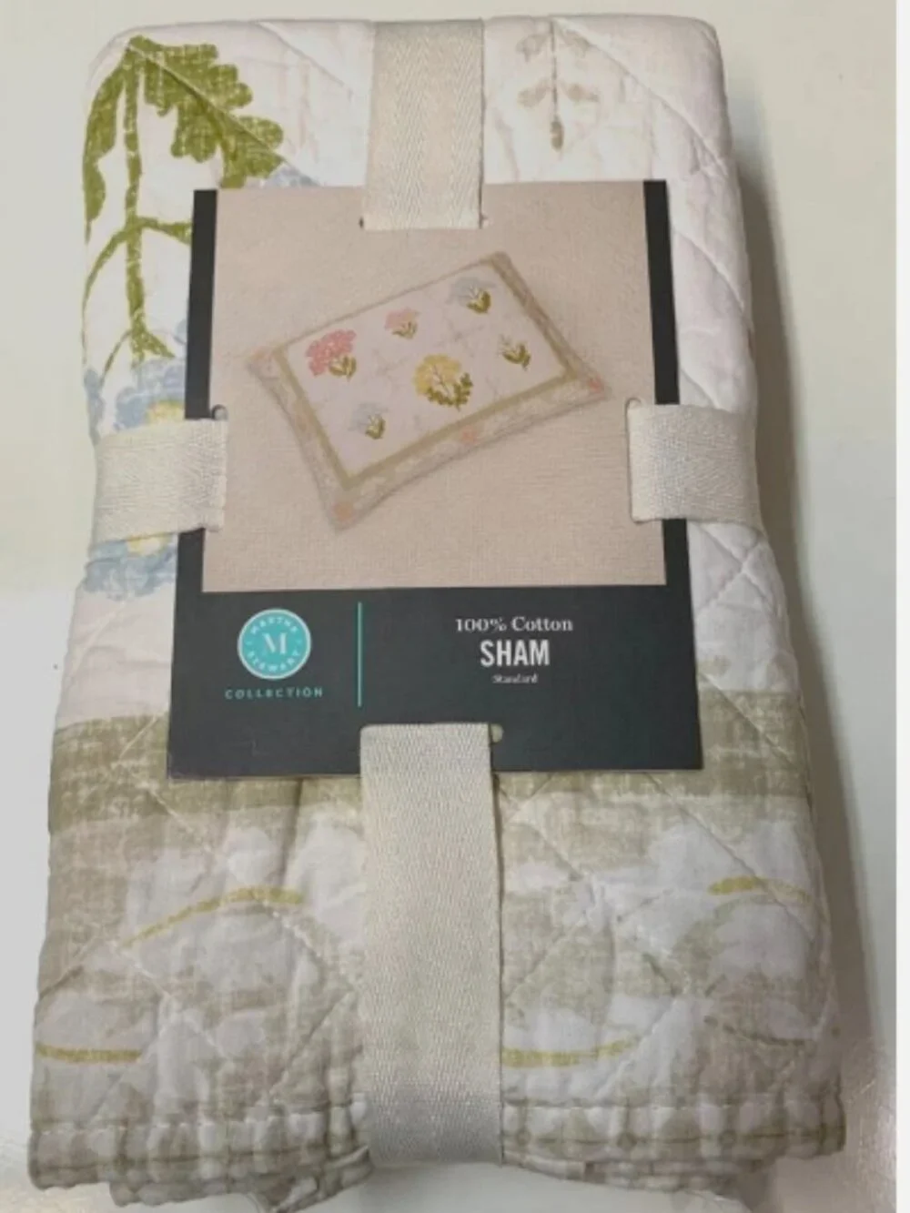 Martha Stewart Standard Pillow Sham, Floral Album